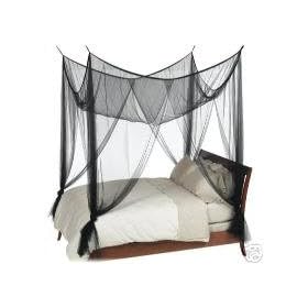 4 Corner / Poster Bed Canopy Mosquito Net Full Queen King