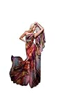 Tony Bowls Paris one-shoulder Print Evening Gown