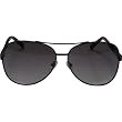 A|X Classic Wireframe Aviator Sunglasses - Armani Exchange Adult Full Rim Designer Eyewear - Ruthenium/Black/Gray Shaded