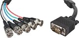 VGA To RGBHV (5 BNC) Video Cable 1 ft.