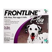 Frontline Plus Dog 45-88 Pounds, 6 Month