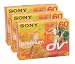 Sony Mini-DV Cassettes (DVC) Premium series 60 Minute  (3-Pack)