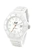 Ice-Watch Unisex SI.WE.U.S.09 Sili Collection White Plastic and Silicone Watch