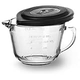 Anchor Hocking 2-Quart Batter Bowl with Slate Blue Plastic Cover