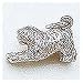   - Dog English Sheepdog Charm - 10K Yellow Gold