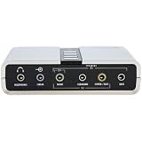 StarTech 7.1 USB Audio Adapter External Sound Card. EXTERNAL USB 16BIT 7.1CH TO AUDIO ADAPTER SOUND CARD EXTSND. External