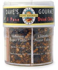 Dave's Gourmet Six Pure Chiles Gift Shaker