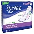 Stayfree Maxi, Overnight with Wings, 28 ct.