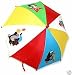 Regenschirm mit 4 x dem kleinen Maulwurf - Krtek