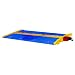 Cross-Guard CPRL-5-Y Polyurethane ADA Compliant Rail for Linebacker 5 Channel Heavy Duty Cable Protectors, Yellow