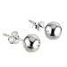 5 mm Sterling Silver Ball Stud Earrings 925 Post title=