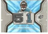 2007 SPx Winning Materials Stat #WMS-BL1 Byron Leftwich - Jacksonville Jaguars (Piece of Authentic Game-Worn Jersey) (Football Cards)