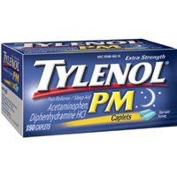 Tylenol PM Pain Reliever / Sleep Aid, Extra Strength Caplets, 150-Count Bottle