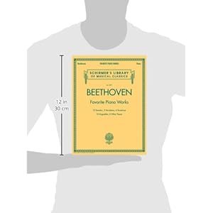 Beethoven: Favorite Piano Works - Schirmer'S Library Of Musical Classics Lb2071