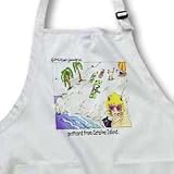 Londons Times Funny Cat Cartoons - CATalina Island - Aprons