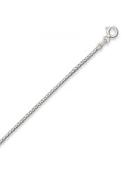 MMA Silver - 30 inch Rhodium Plated Popcorn Chain