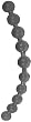 Black Jelly Jumbo Thai Anal Beads