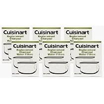 Cuisinart DCC-RWF-6PK Charcoal Water Filters, 2 Year Supply, Includes 6 DCC-RWF packages. 2 Filters