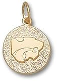 Sterling Silver KANSAS STATE UNIV SM POWERCAT DISK - B0009R9T88