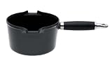 Le Creuset Cast Iron Milk Pan Non-Stick, Granite,16 cm