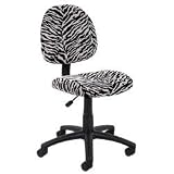 Boss Norstar B325 Zebra Print Office Desk Chairs