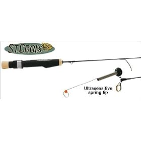 Fishing: St. Croix Legend Elite Ice Rod with Strike Indicator