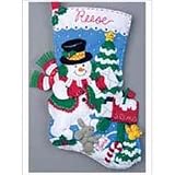 Bucilla Delivering The Mail Stocking Felt Applique Kit