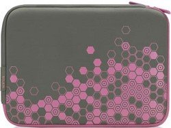 Belkin F8N101-SGF-DL 12.1-Inch Sleeve for Netbooks (Gray/Flamingo Pink)