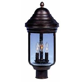 Maxim Lighting 5612CDEB - Revere 3 Light Outdoor Post Lantern - 5612CDEB by Maxim Lighting