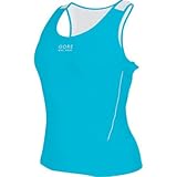 GORE BIKE WEAR Women's Contest Lady Singlet,Atoll Blue/White,X-Large