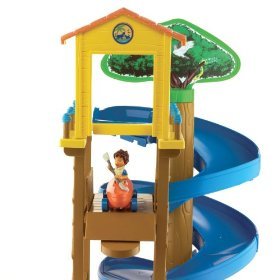Go Diego Go Rainforest Rescue Track Set with Bonus Transforming Water Scooter