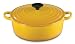 Kitchen & Housewares : Le Creuset Enameled Cast-Iron 3-1/2-Quart Round Wide French Oven, Dijon