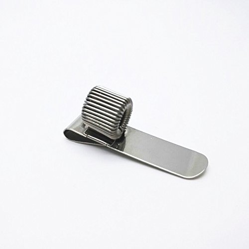 Stainless Pen Holder Clip for Notebook and Clipboard with Spring Fits