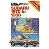 Subaru 1970-88 (Chilton's Repair & Tune-Up Guides) by The Chilton Editors