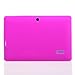 OFTEN Multi-color Soft Silicone Protective Back Cover Case For 7 Inch Android Tablet PC (Purple)