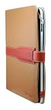 Image of CrazyOnDigital Folio Light Brown Leather Case For Apple iPad