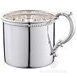 Empire Silver Sterling Baby Cup With Bead Border