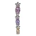 Ladies Sterling Silver 925 & Faceted Multiple Quartz Necklace Pendant - Jewellery