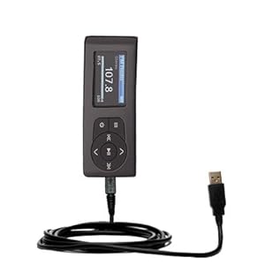 Classic Straight USB Cable for the Insignia NS-DA2G Sport with Power Hot Sync and Charge capabilities - uses Gomadic TipExchange Technology