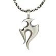 OHMNI -- Inspirational Thoughts Luck -- Pendant With Silver Plated Necklace BICO AUSTRALIA