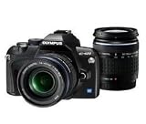 [Bundle] E-420 + ZUIKO DIGITAL ED 14-42mm 1:3.5-5.6 Lens + ED 40-150mm 1:4.0-5.6 Lens + 2008 Reflex Camera Case + CompactFlash 4GB Memory card + Compatible battery PS-BLS1