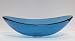 Bathroom Clear Blue boat Oval Glass Vessel Vanity Sink B12.3 Bathroom Clear Blue boat Oval Glass Vessel Vanity Sink B12.3