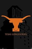 University of Texas (Longhorns Logo) Art Poster Print - 24" X 36"