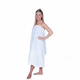 Scalpmaster Poly Cotton Client Gown Elastic White
