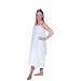 Scalpmaster Poly Cotton Client Gown Elastic White