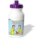 Rich Diesslins Funny KNOTS Scouting Cartoons - We Have a Lot of Fun at Camp KNOTS - Small Boat Sailing - Water Bottles