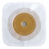 Esteem synergy Stomahesive Pre-Cut Skin Barrier with Tape Collar & Landing Zone Flange - 1 1/8" Stoma - Small Zone - White - Box