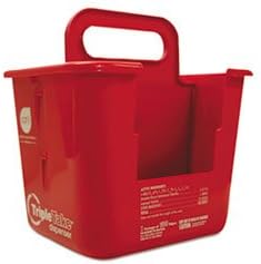 (6 Pack Value Bundle) NIC924BKT1 Triple Take Table Turners Wipes Dispenser, Red