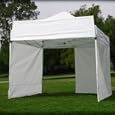 EZ UP Canopy 10' feet x 10' feet - Embassy 2,II Tent - w/ Awning - 4 Zipper Side Walls - EZUP - EZ-UP - Instant Shelter