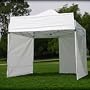 EZ UP Canopy 10' feet x 10' feet - Embassy 2,II Tent - w/ Awning - 4 Zipper Side Walls - EZUP - EZ-UP - Instant Shelter